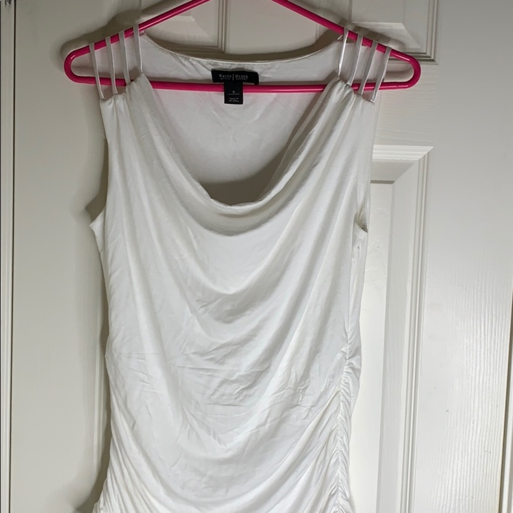 White House Black Market Sleeveless White Tank